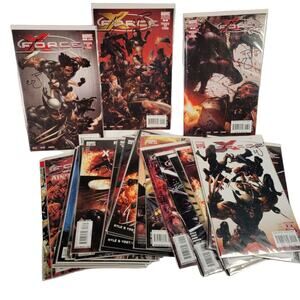 AUTOGRAPHED Uncanny X-Force #1-15 21-25 27,28 ANNUAL Lot Marvel 2010 Variants